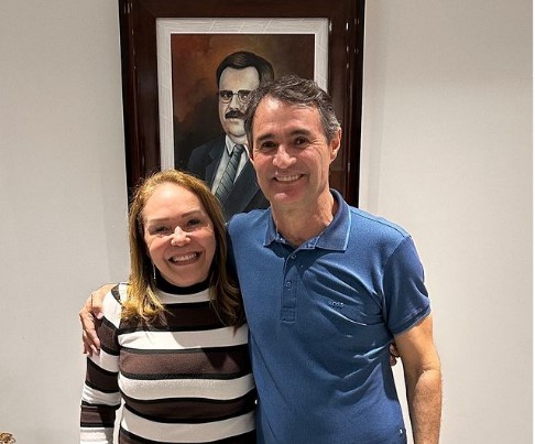 Vereadora Eva Gouveia e Romero Rodrigues se reuniram em Campina Grande - Foto: Reprodução