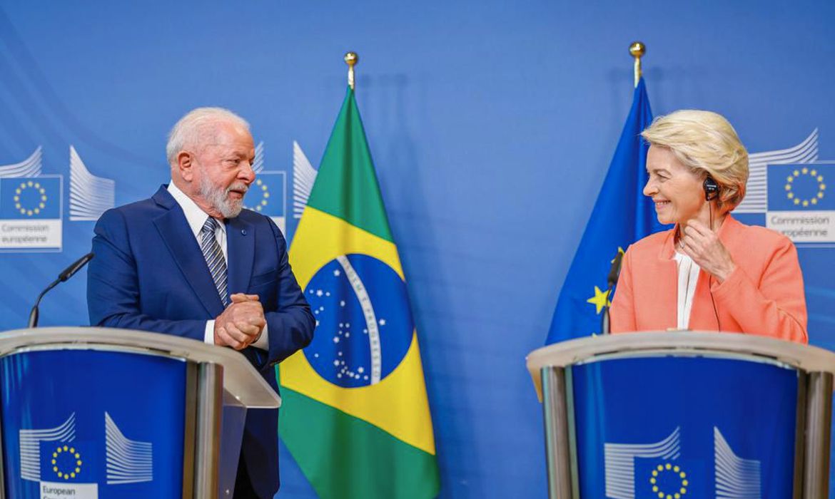 O presidente Lula avalia que acordo poderá ser firmado em 2023 - Foto: Agência Brasil