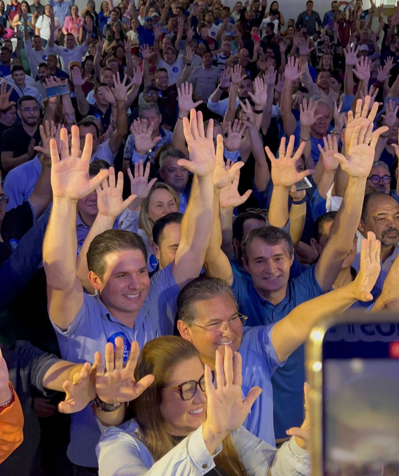 Romero Rodrigues esteve presente no evento do Republicanos em CG - Foto: Reprodução