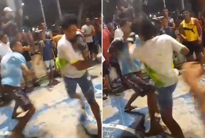 Luta ilegal em praça de Mamanguape causou sequelas em jovem - Foto: Reprodução