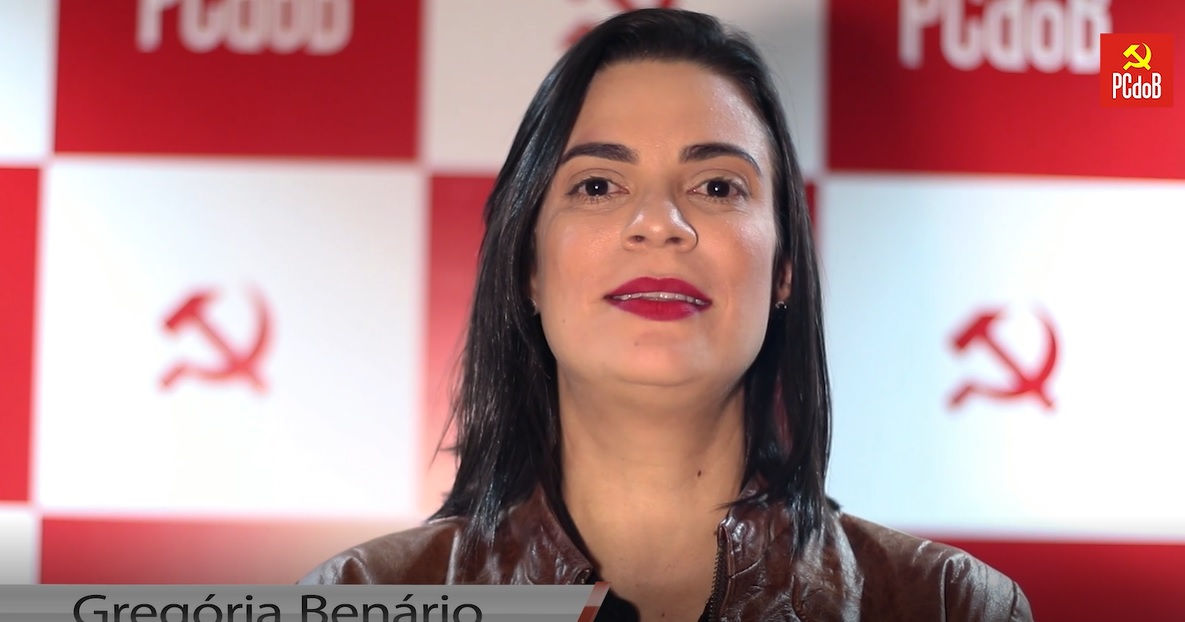 Gregória Benário foi reconduzida à presidência do PCdoB na Paraíba - Foto: PCdoB