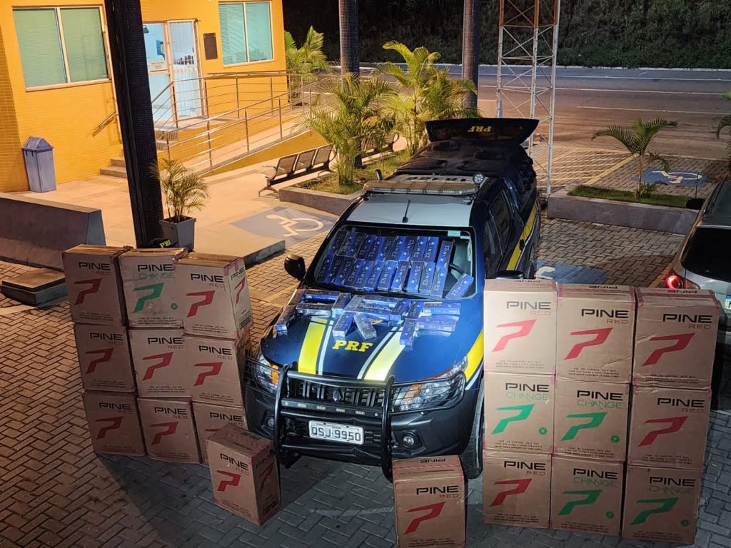 Polícia Federal apreendeu carga de cigarros contrabandeados na Paraíba - Foto: Reprodução