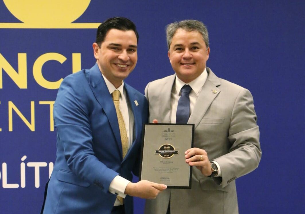 Efraim Filho recebeu premiação pela terceira vez em sua carreira parlamentar - Foto: Reprodução