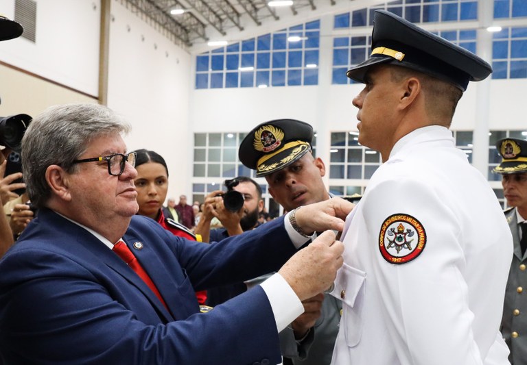 Governador João Azevêdo esteve em evento de formatura - Foto: Francisco França/GovPB