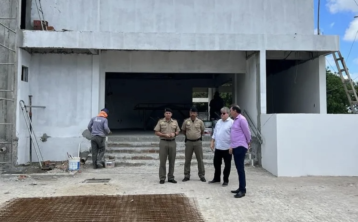 Governador João Azevêdo visitou obras do futuro centro de equoterapia - Foto: Reprodução