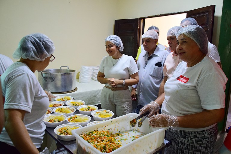 Alimentos distribuídos para a população garante segurança alimentar das famílias - Foto: Reprodução