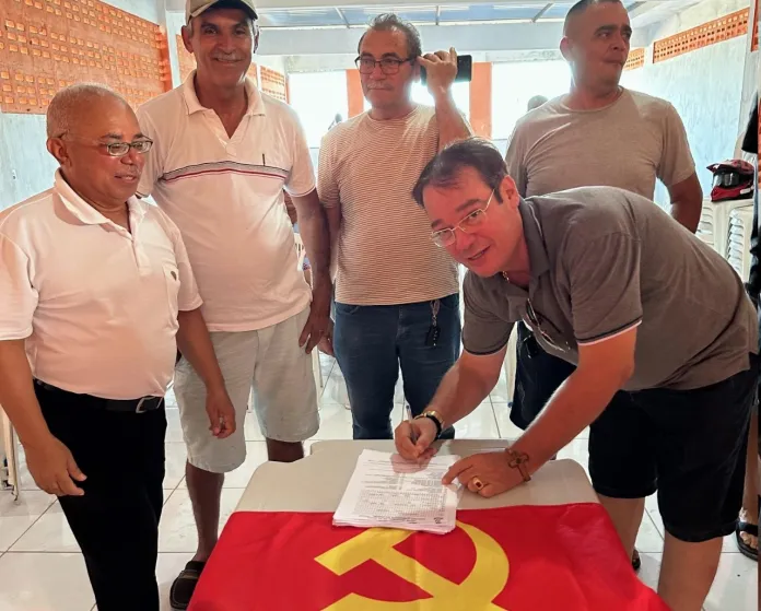 Após se filiar ao PCdoB Nicola Lomonaco foi anunciado pré-candidato à Prefeitura de Santa Rita - Foto: Reprodução