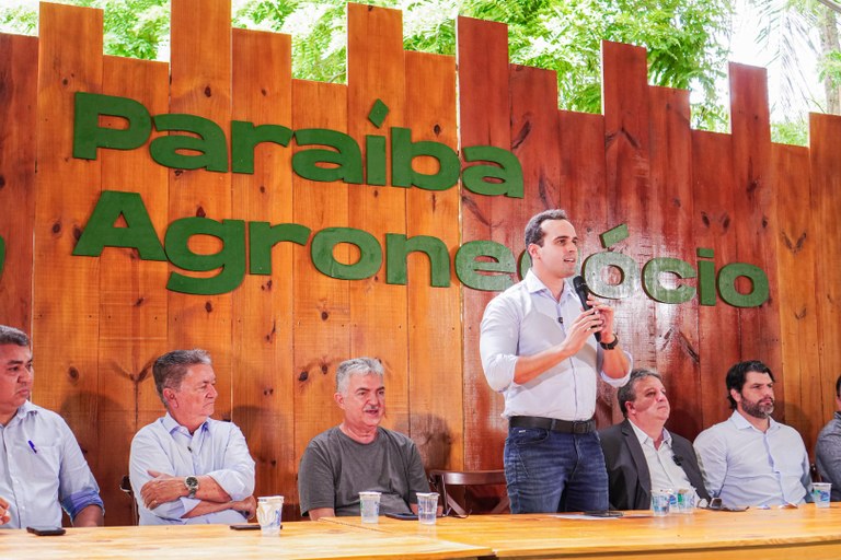 Lucas Ribeiro participou do evento de lançamento do calendário de feiras de agronegócio na Paraíba - Foto: Reprodução