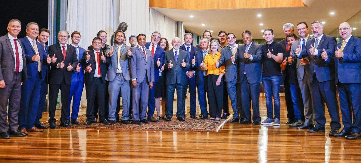 Lula se reuniu com lideranças do Centrão na Câmara - Foto: Reprodução