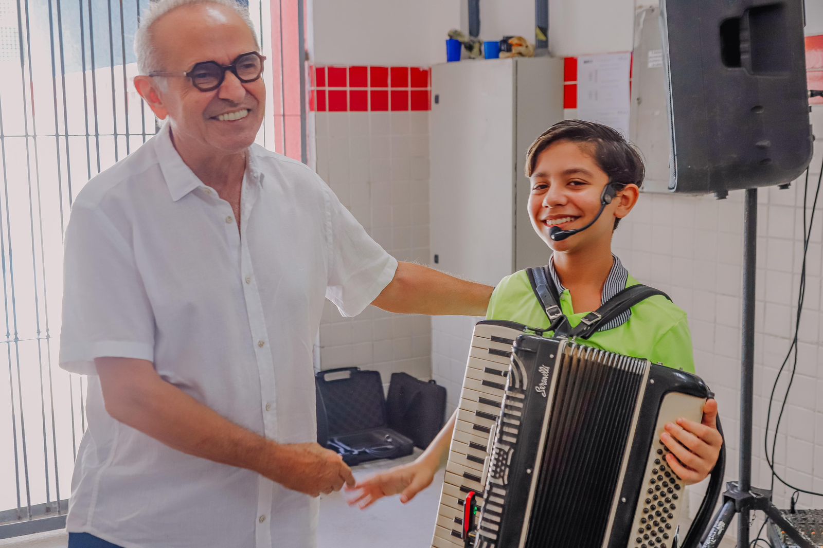 Cícero anunciou reforma de escola no Bessa e falou sobre compromisso de sua gestão com modernização da educação - Foto: Reprodução