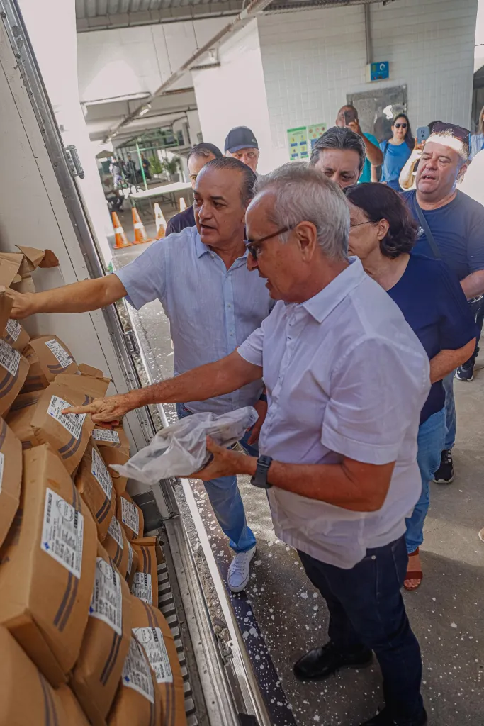 Cícero falou sobre a importância da distribuição dos peixes neste período do ano - Foto: Sérgio Lucena/Divulgação