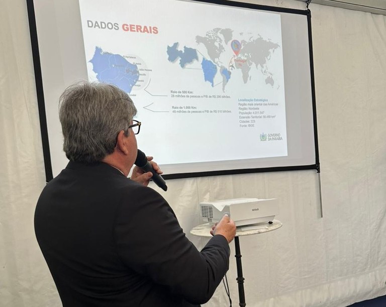 João Azevêdo apresentou oportunidades de investimentos na Paraíba para empresários portugueses - Foto: Reprodução