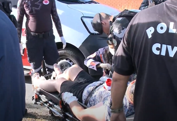 Passageiro agrediu motorista de aplicativo após surtar - Foto: Reprodução/TV Correio