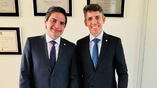 Tovar e Murilo Galdino se reuniram em Brasília - Foto: Reprodução