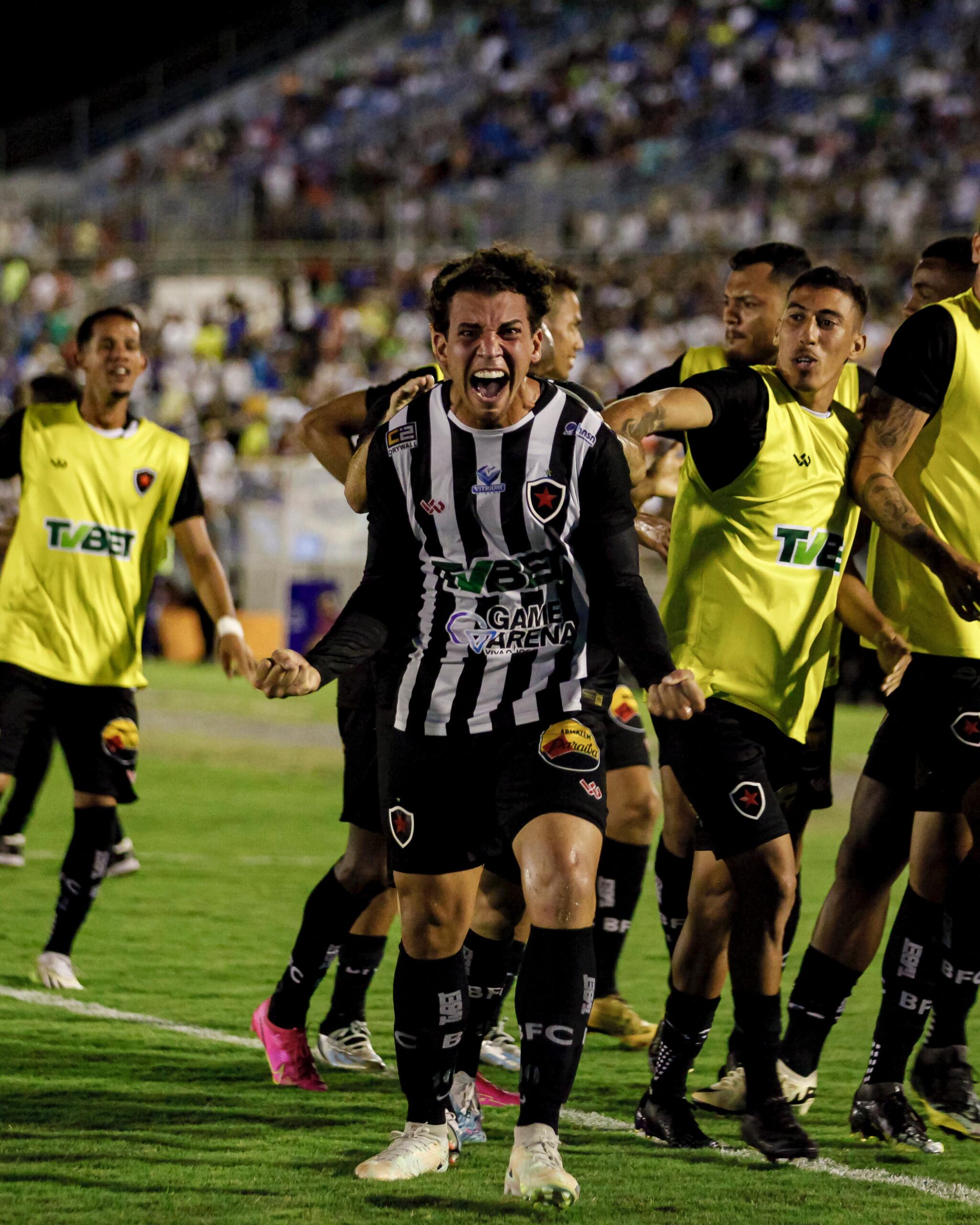 Botafogo-PB venceu o Serra Branca e garantiu vaga na final do estadual - Foto: Cristiano Santos/Botafogo-PB