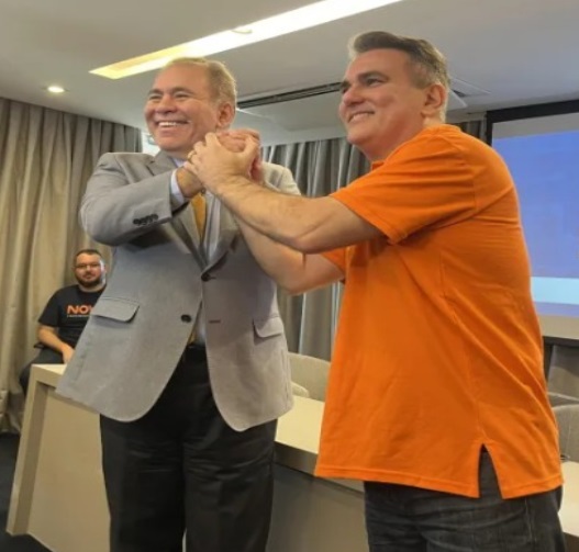 Sérgio Queiroz e Marcelo Queiroga selaram aliança para disputa em João Pessoa - Foto: Reprodução