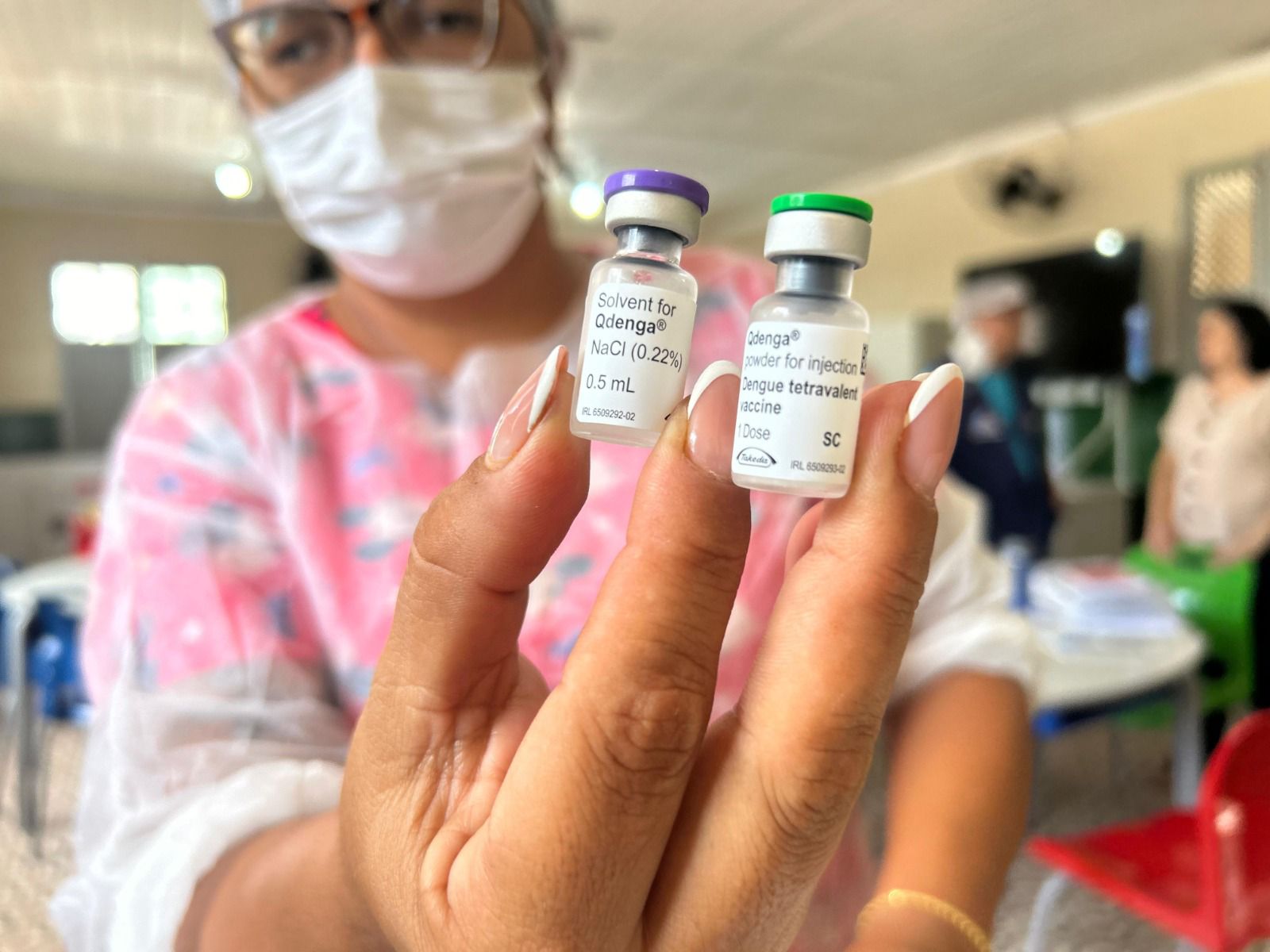 Público foi ampliado em João Pessoa para receber vacinação contra a dengue - Foto: Reprodução