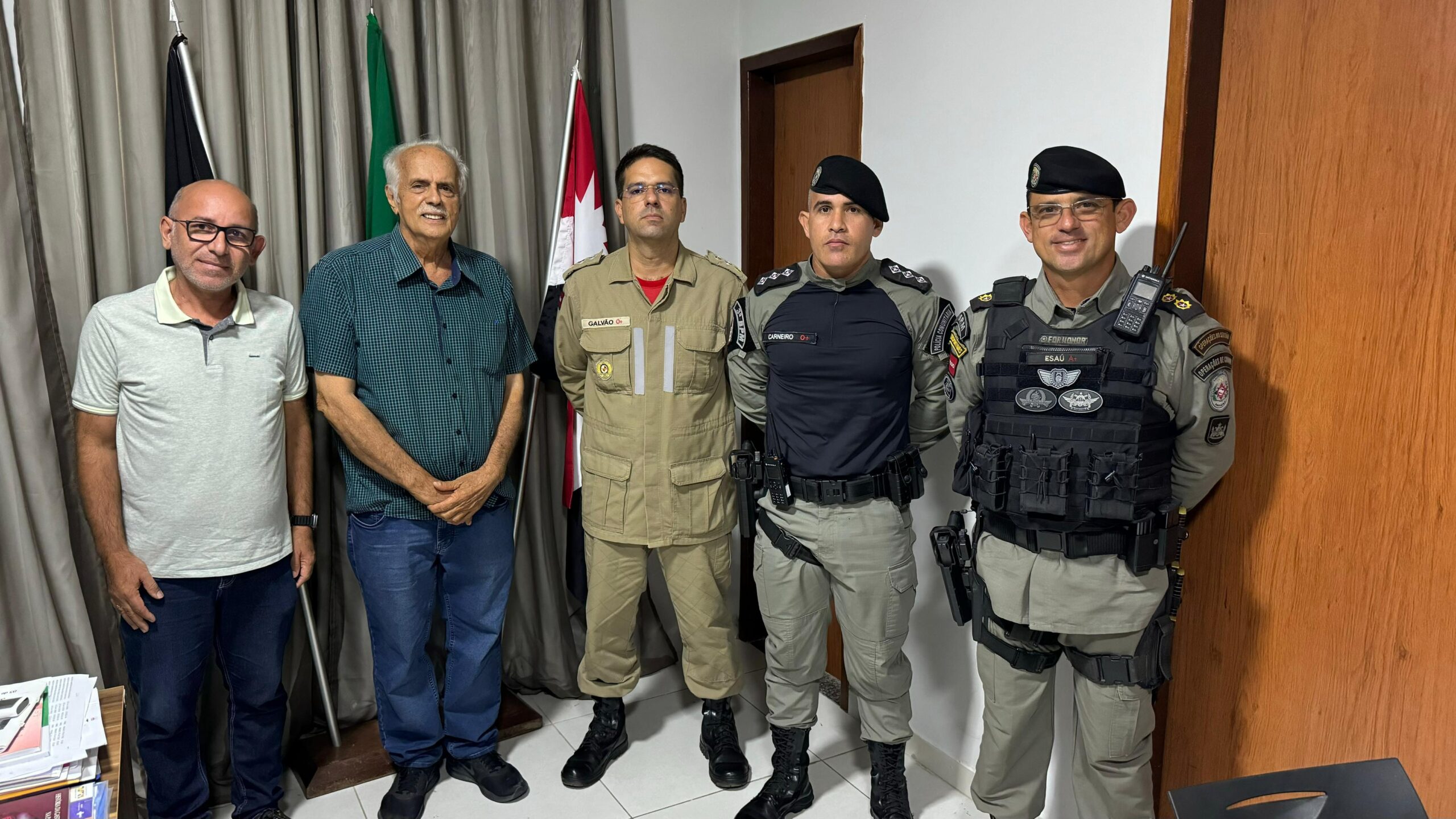 Forças da segurança pública estiveram reunidos com dirigentes da Prefeitura de Santa Luzia