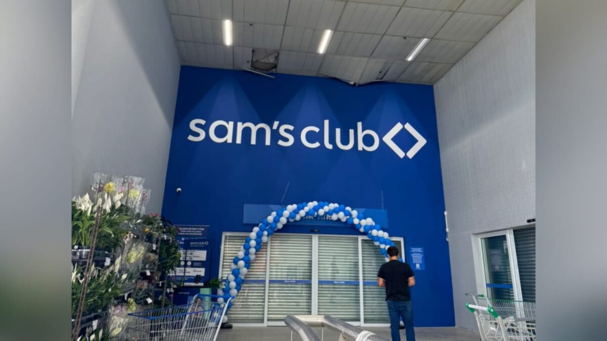 Teto do Sam's club ameaça cair um dia após inauguração da nova loja em João Pessoa - Foto: Reprodução/Redes Sociais