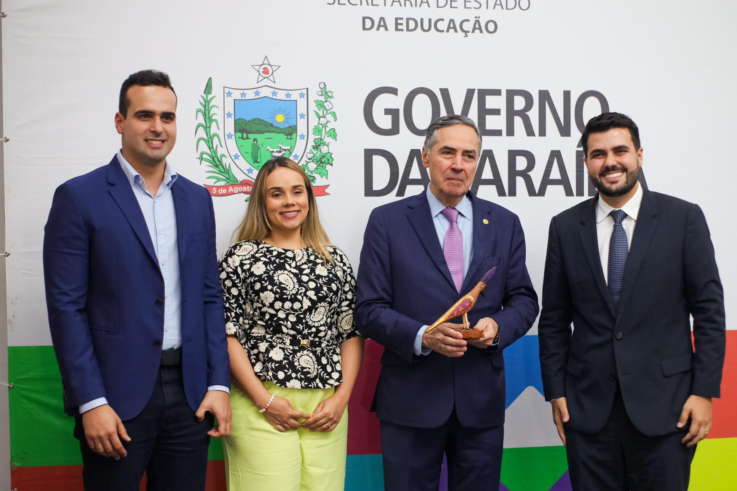 Presidente do STF, Luiz Roberto Barroso, ministrou palestra para estudantes paraibanos