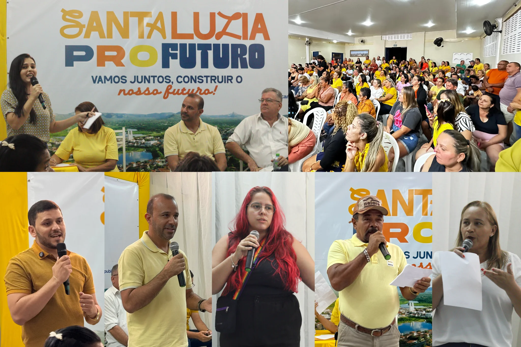 Centenas de pessoas apresentam propostas para construção de plano de governo participativo do pré-candidato Henry Lira, em Santa Luzia