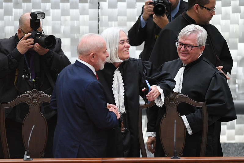 Solenidade de Posse da Presidência do STJ e do CJF para o Biênio 2024-2026. Ministro Herman Benjamin assume o cargo de presidente e ministro Luiz Felipe Salomão assume o cargo de vice-presidente do STJ e do CJF.