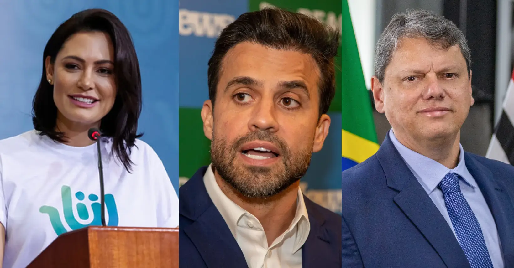 Michelle é quem mais se aproxima de Lula em intenção de voto para 2026 caso Jair Bolsonaro não concorra, diz pesquisa CNT/MDA