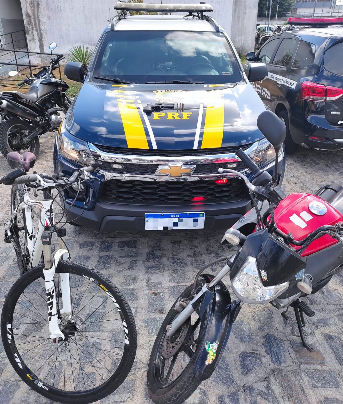 PRF recupera bicicleta roubada durante evento esportivo em João Pessoa e prende suspeito armado