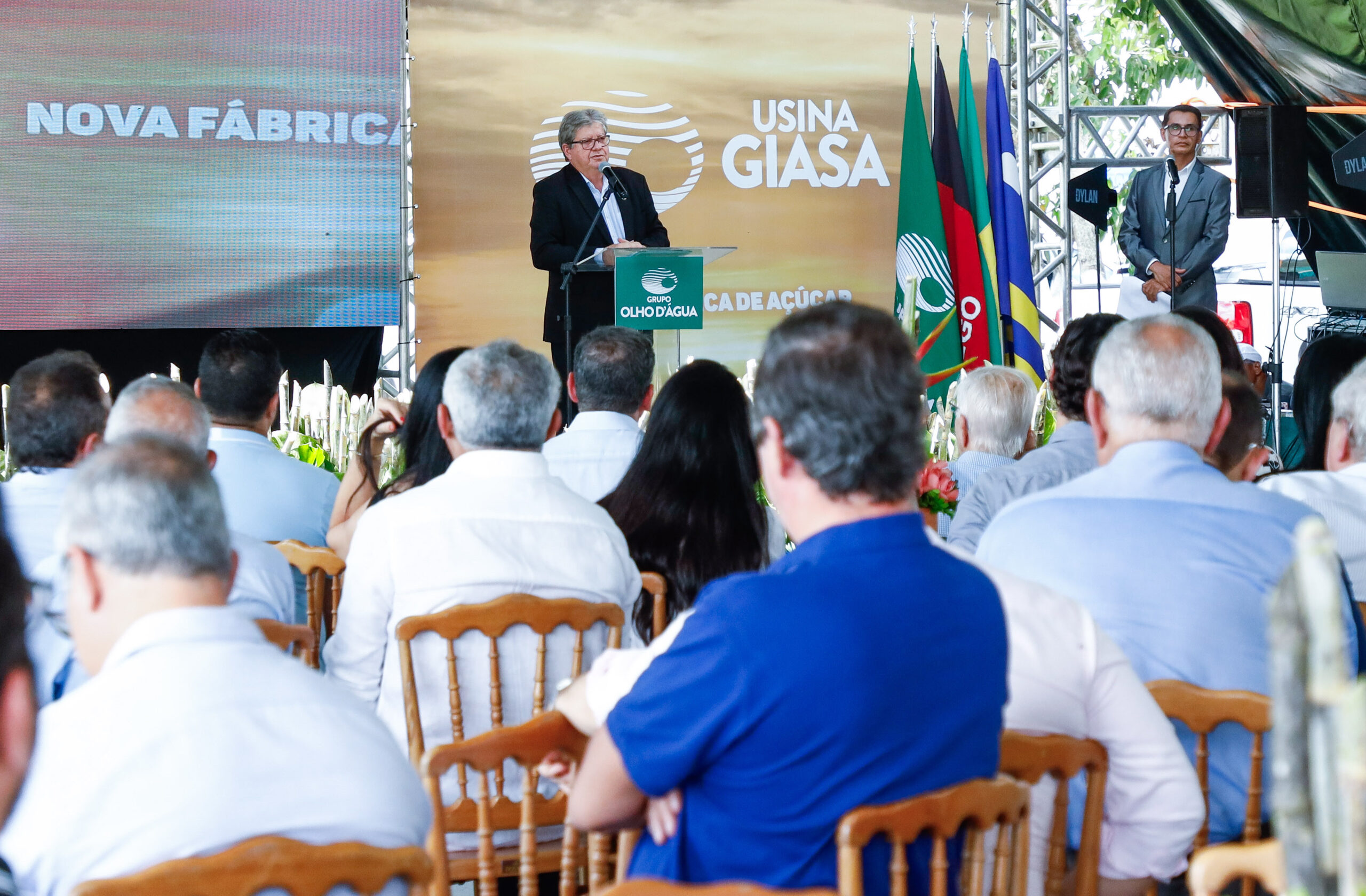 João Azevêdo prestigia inauguração da usina Giasa e destaca capacidade da Paraíba de atrair novos empreendimentos