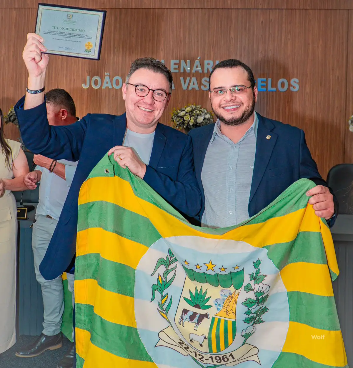 Jornalista Heron Cid recebe Título de Cidadão de São Vicente do Seridó