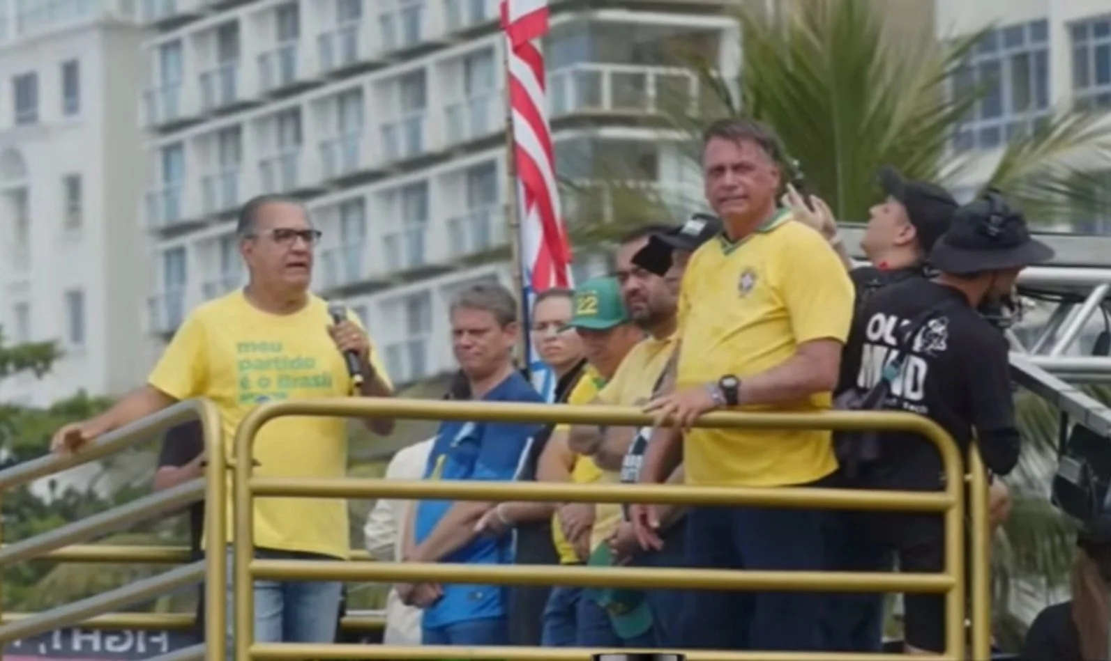 Silas Malafaia chama ministro Alexandre de Moraes de "criminoso" durante Ato pela Anistia com Bolsonaro, em Copacabana