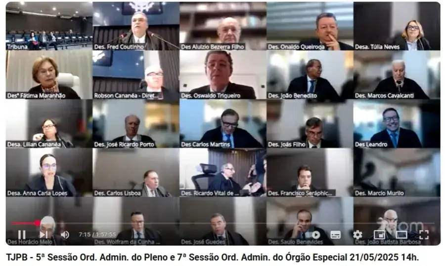 TJPB afasta juiz de Cajazeiras e determina abertura de procedimento disciplinar contra o magistrado