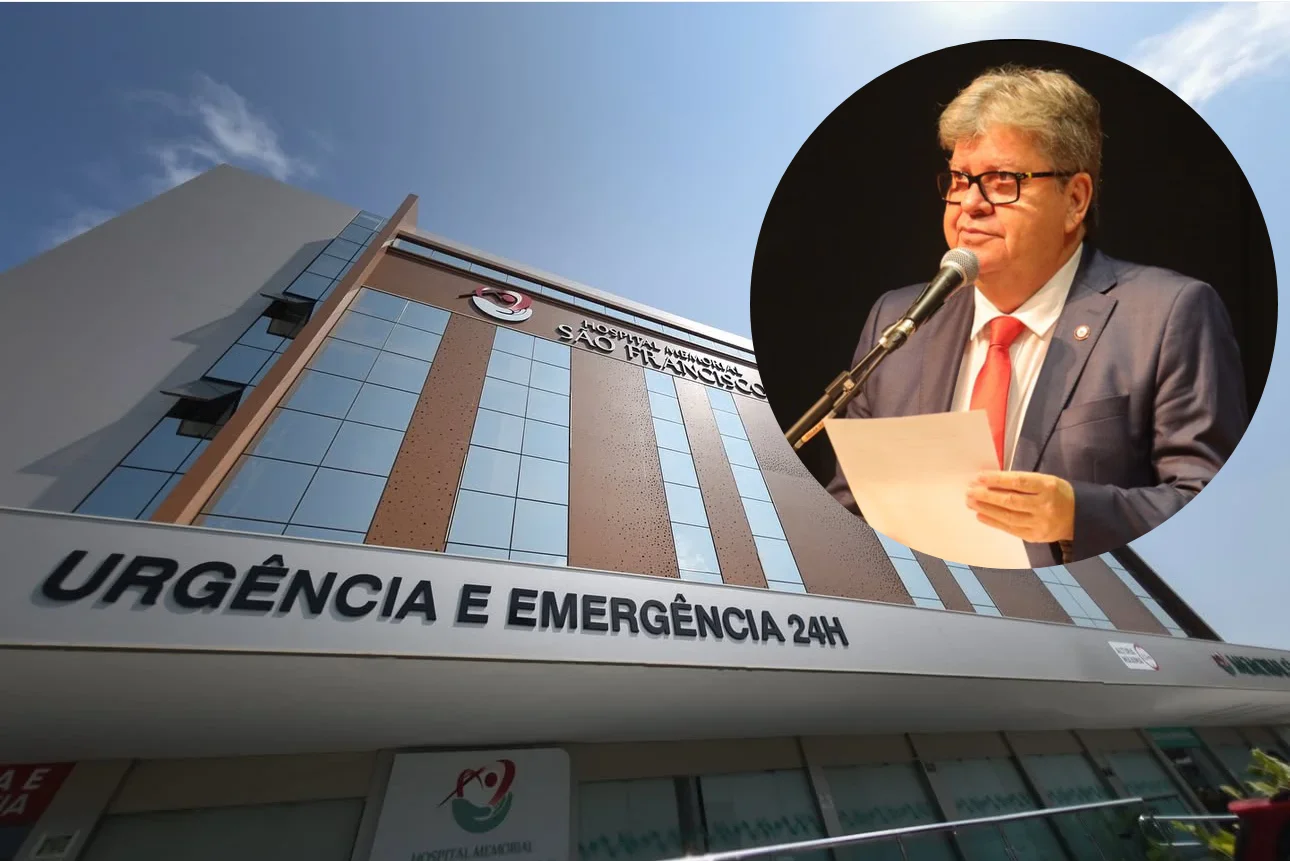 Governador João Azevêdo é hospitalizado com fortes dores abdominais; equipe médica confirma possibilidade de cirurgia