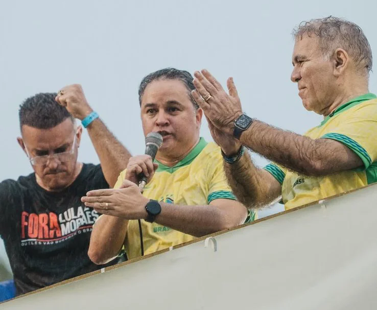 Efraim se une à direita em ato bolsonarista de 7 de Setembro em João Pessoa e critica ‘excessos’ do STF