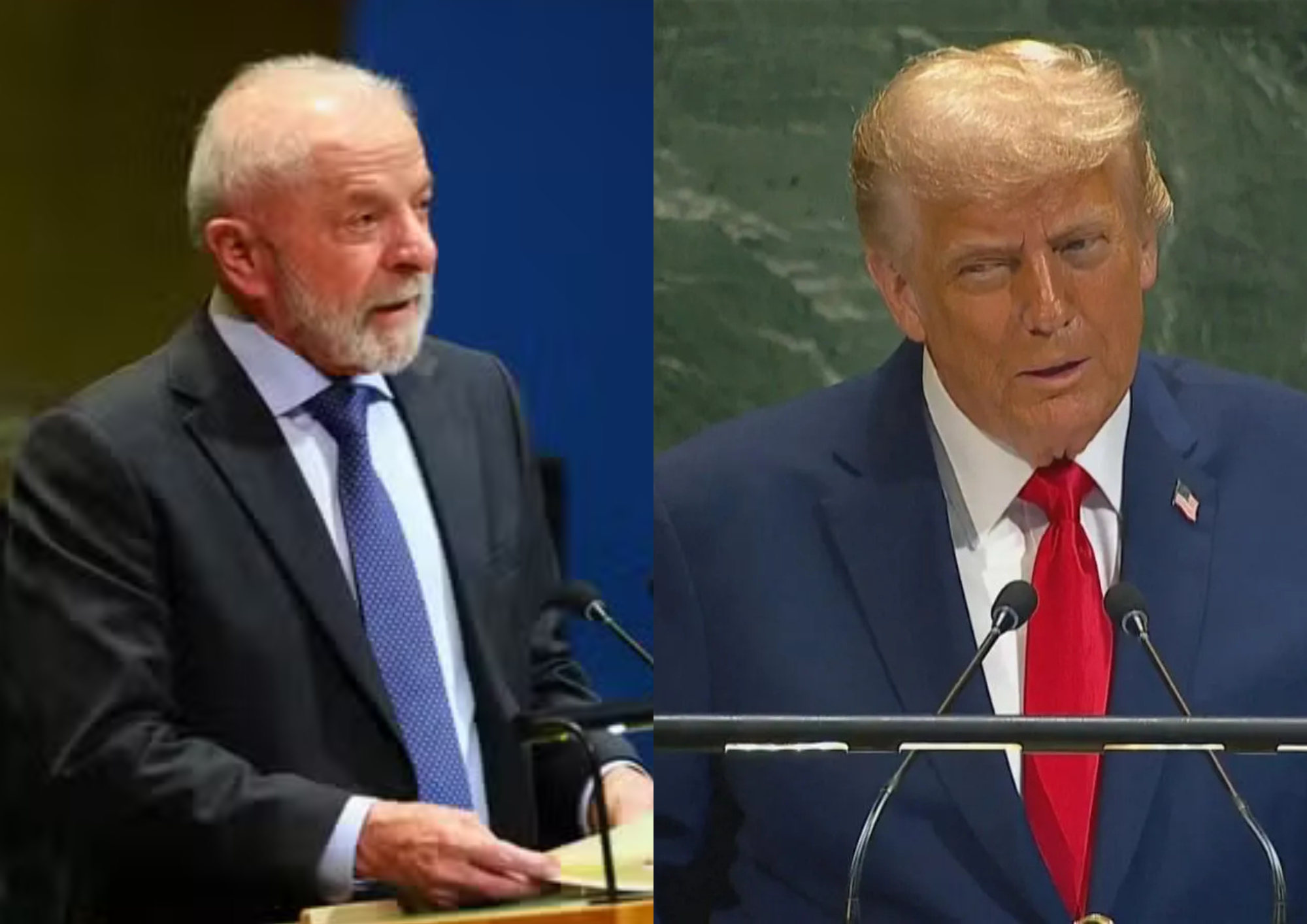 Lula e Donald Trump