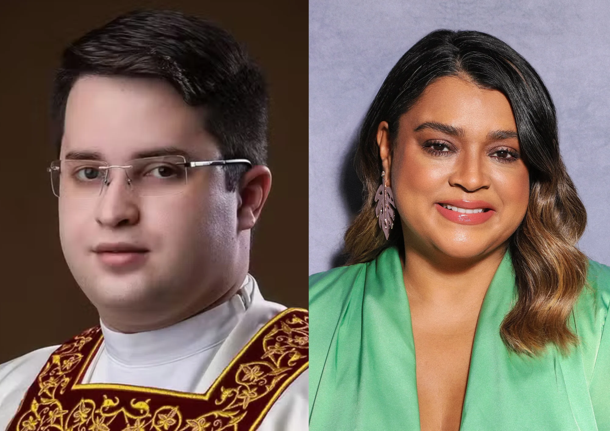 Na imagem, Padre Danilo César e Preta Gil - Foto: Reprodução