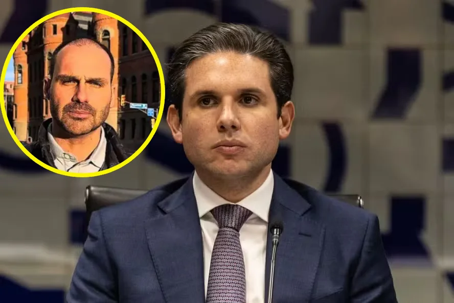 “É impossível exercer o mandato de outro país”, diz Hugo Motta sobre Eduardo Bolsonaro