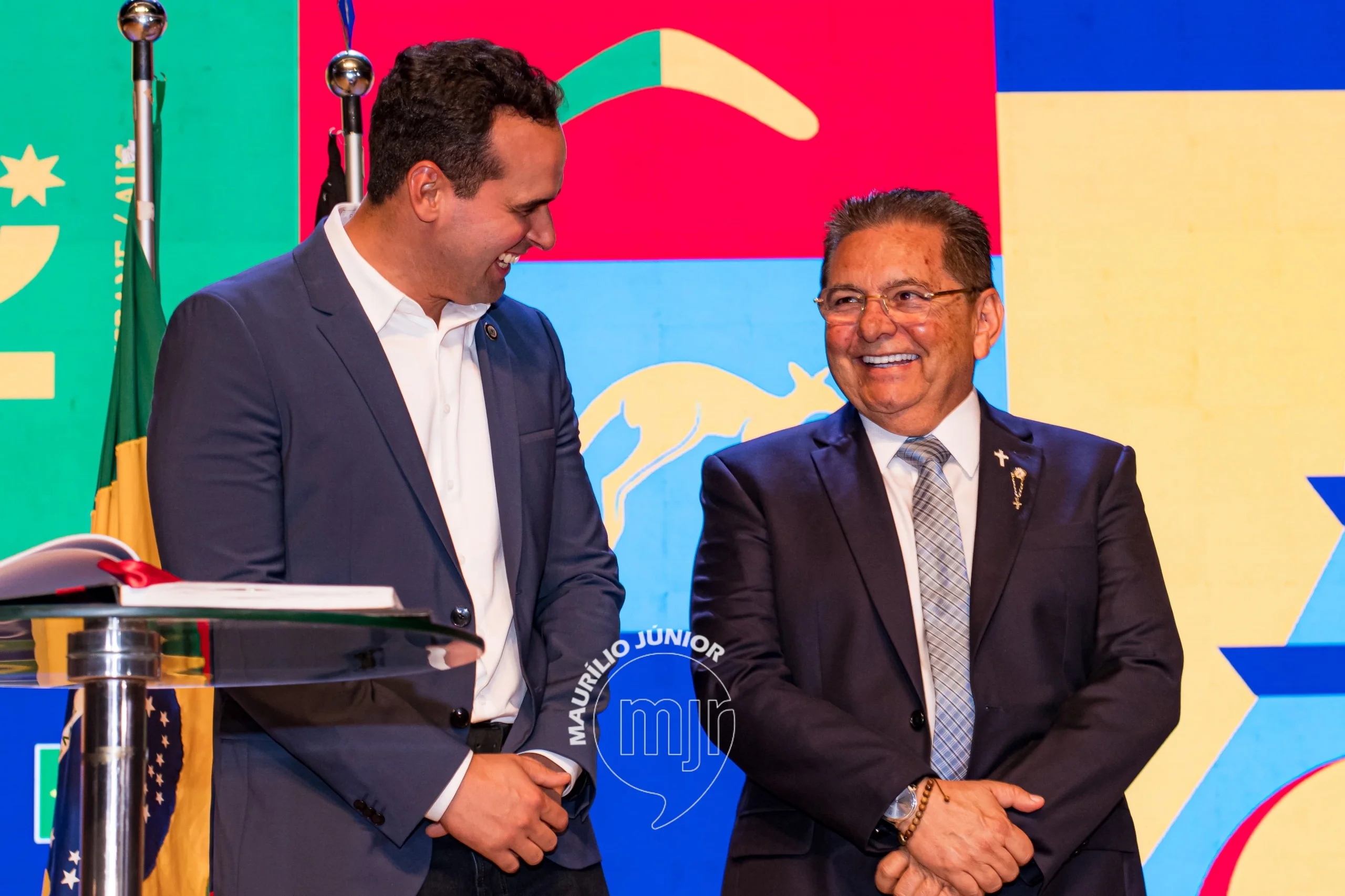 Vice-governador Lucas Ribeiro e Presidente da ALPB, Adriano Galdino