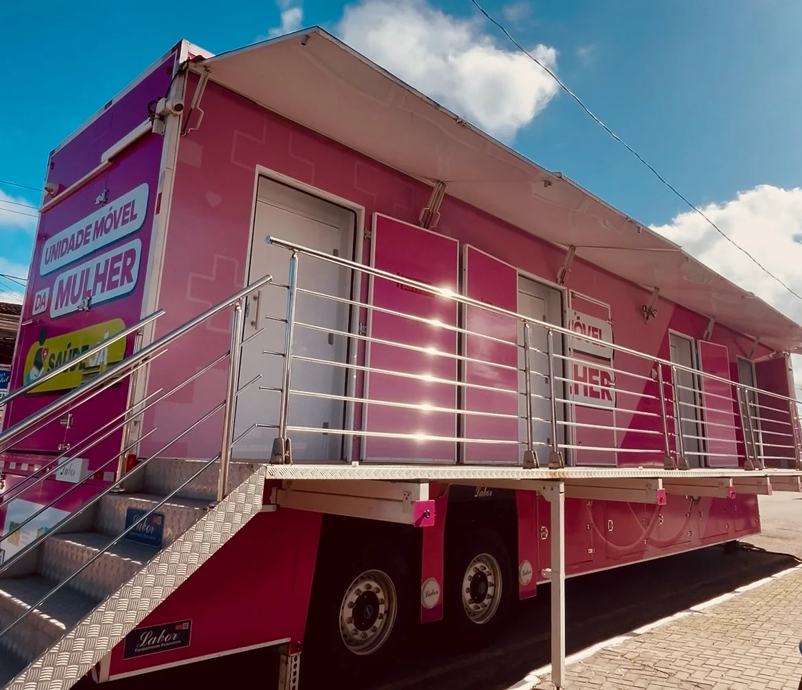 Carreta Móvel da Saúde da Mulher em Santa Rit