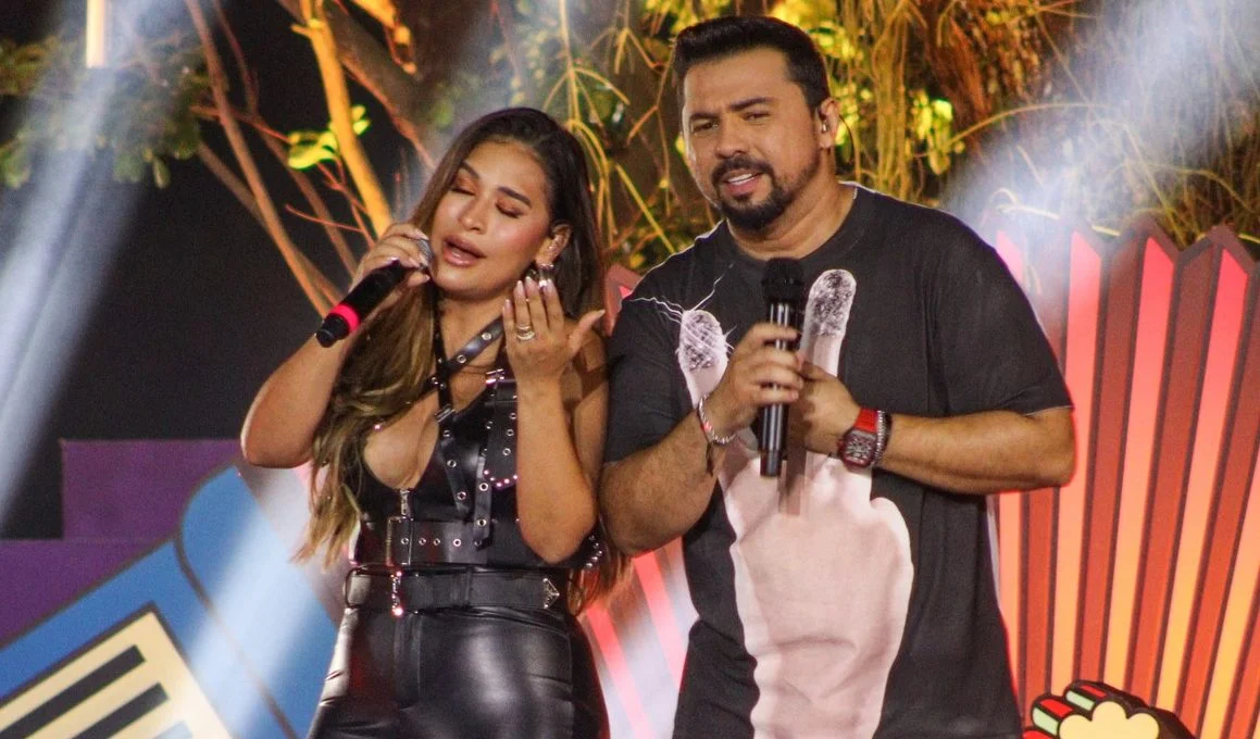 Cantores Xand Avião e Simone Mendes, duas atrações da Festa da Luz