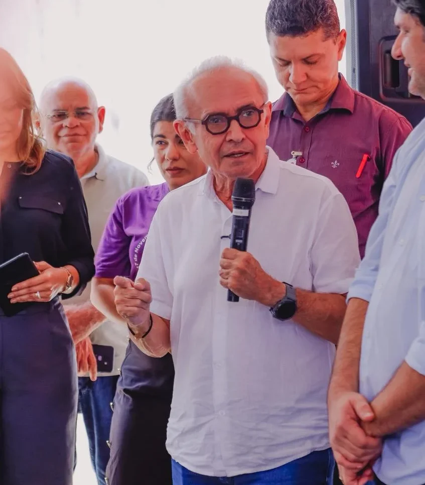 Prefeito Cícero Lucena (MDB) no Instituto Cândida Vargas - Fotos: Sérgio Lucena