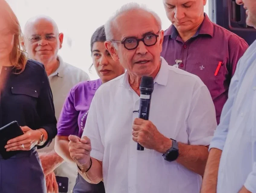 Prefeito Cícero Lucena (MDB) no Instituto Cândida Vargas - Fotos: Sérgio Lucena