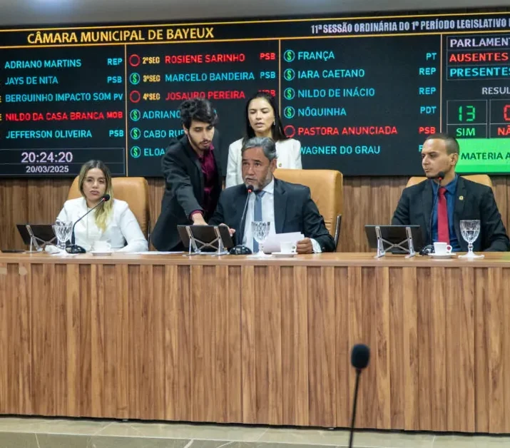 Presidente da Câmara de Bayeux, Adriano Martins