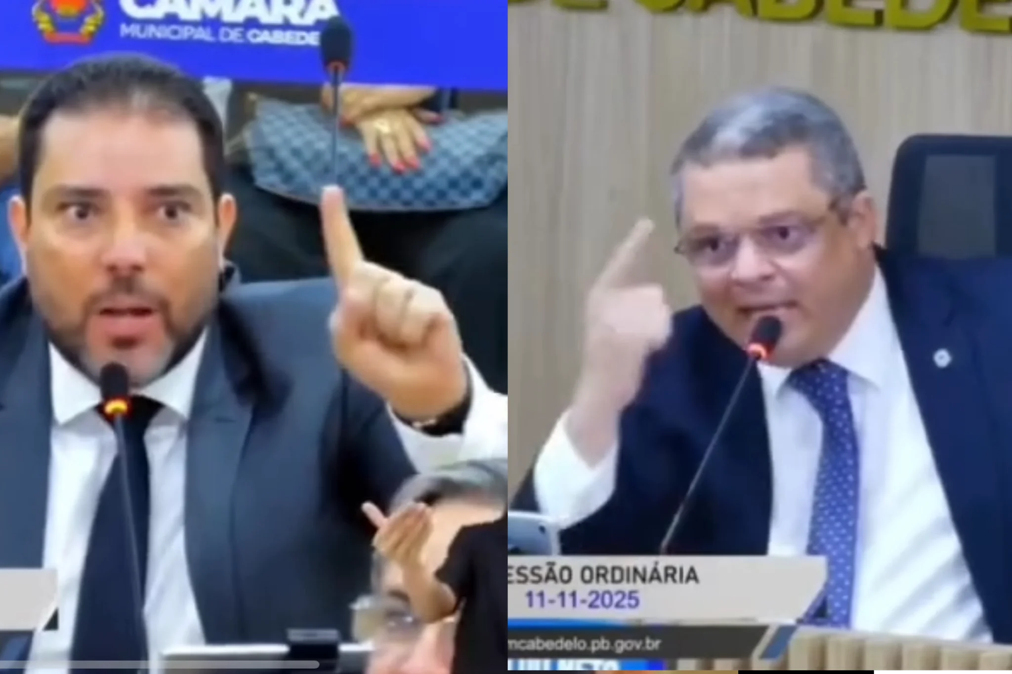 ‘Dois rins e uma parte da prefeitura’: vazamento de vídeo polêmico expõe crise política e provoca tumulto na Câmara de Cabedelo