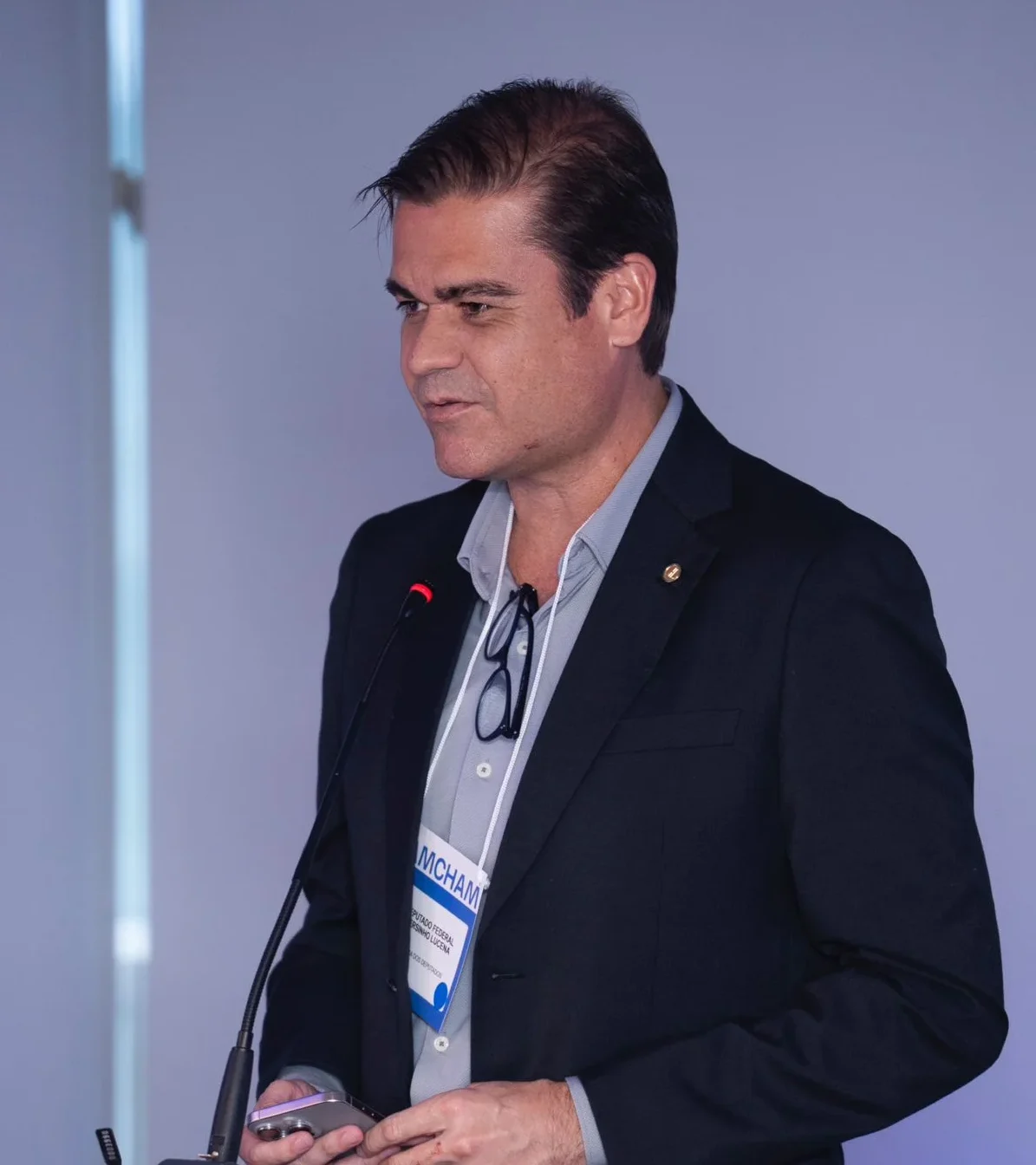 Mersinho Lucena (Progressistas) participou do evento “Propriedade Intelectual: Uma Agenda para o Brasil”, organizado pela Amcham Brasil