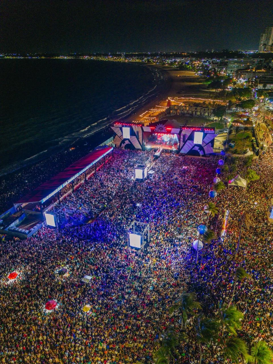 Forças de segurança e Prefeitura confirmam mais de 500 mil pessoas no Celebra João Pessoa; gestão destaca operação integrada nas ruas