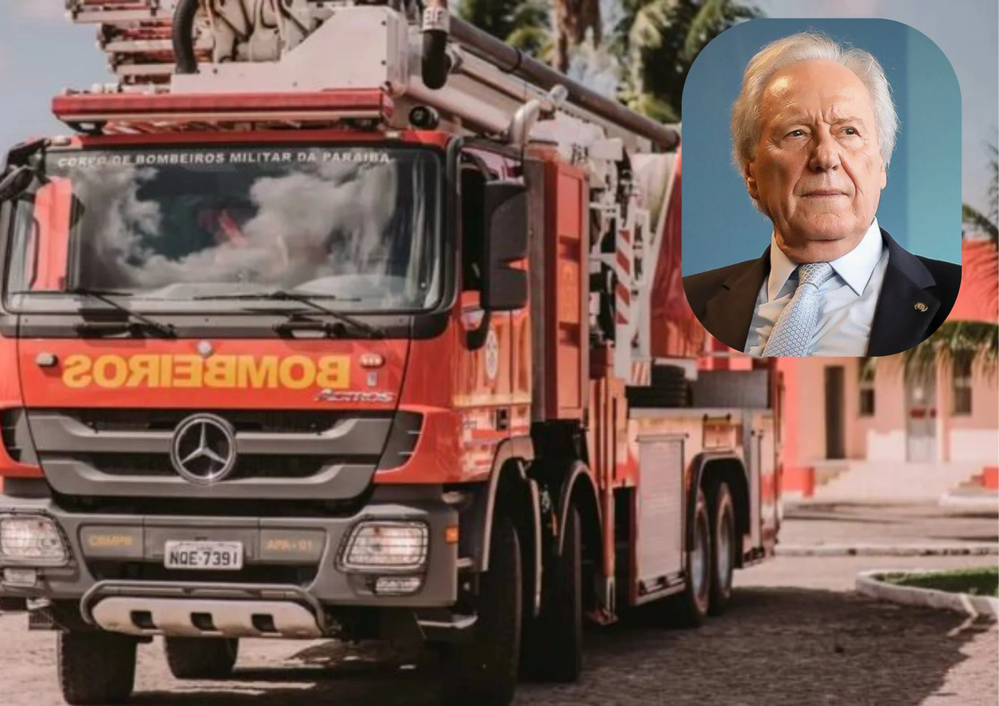 ministro da Justiça e Segurança Pública, Ricardo Lewandowski entregou novas viaturas ao Corpo de Bombeiros Militar