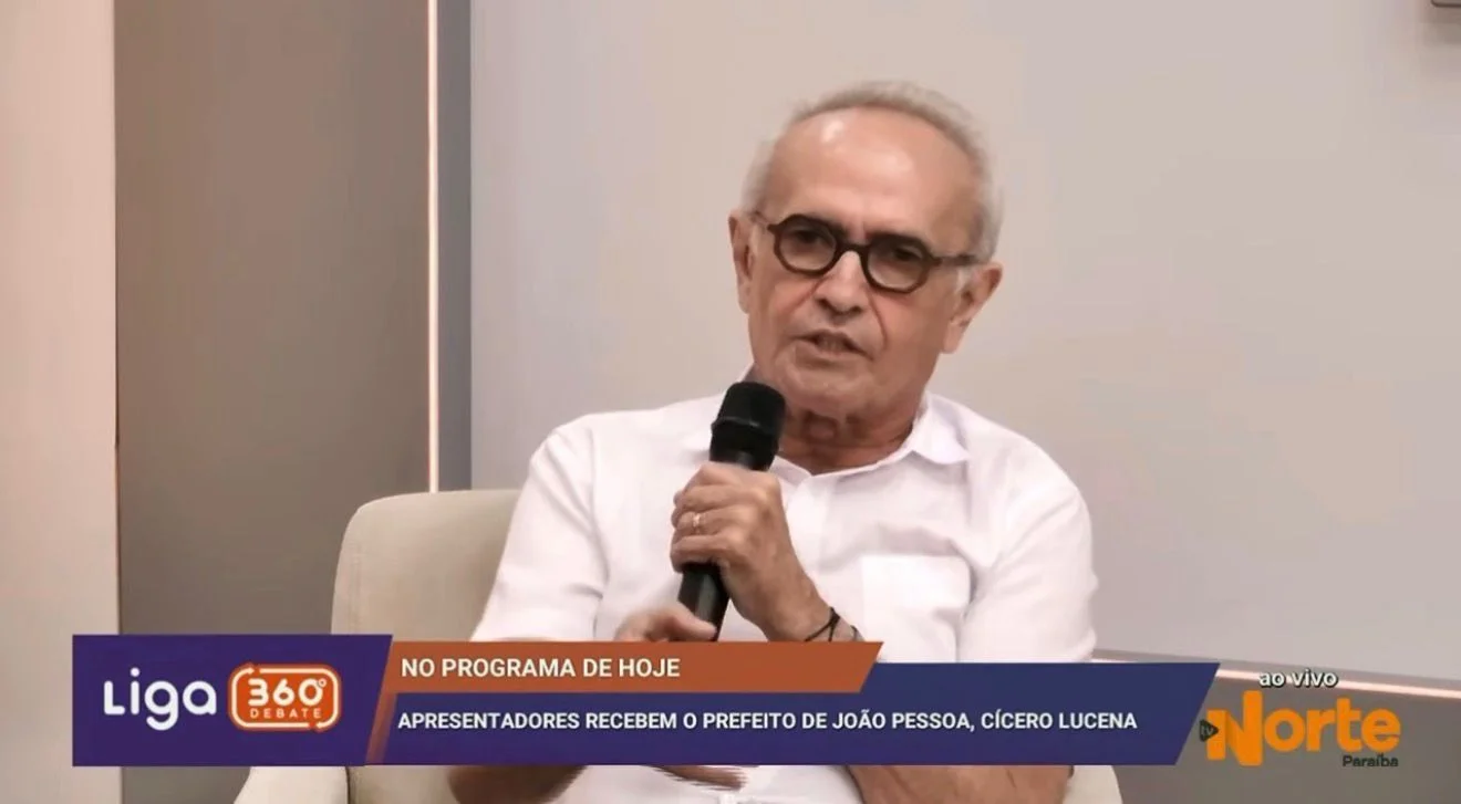 Prefeito de João Pessoa e pré-candidato ao governo da Paraíba, Cícero Lucena