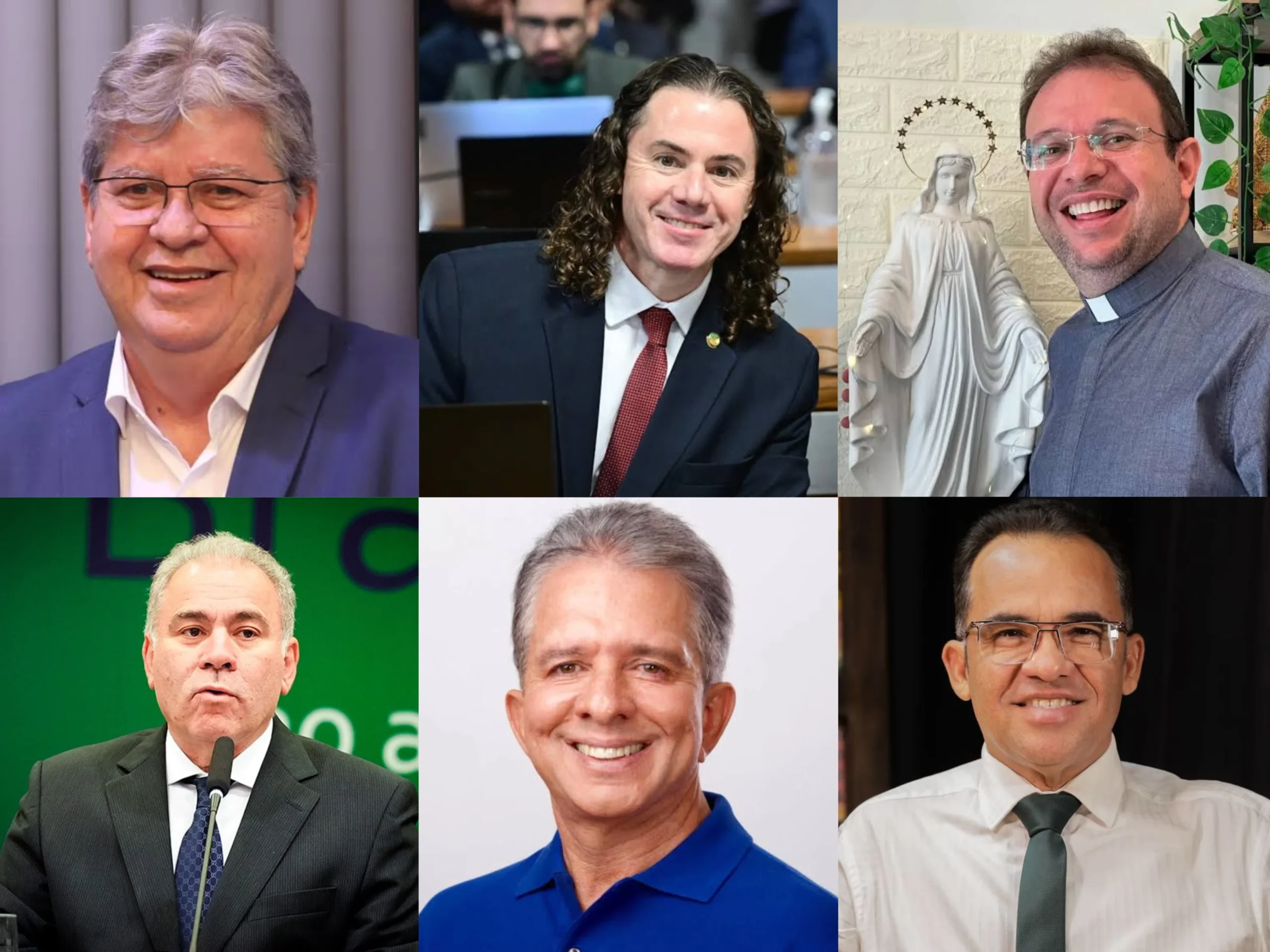 Pesquisa Índice: soma dos dois votos coloca João Azevêdo na frente para o Senado com 65,8%; Veneziano aparece com 48,9%