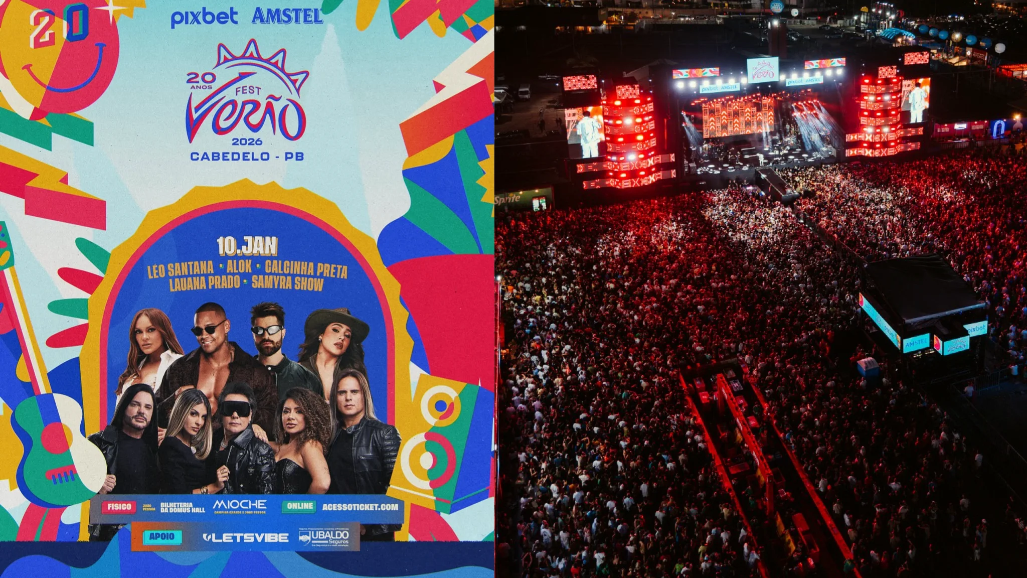 Segunda noite do Fest Verão Paraíba é cancelada; público poderá usar ingressos no dia 17 ou em show de Gusttavo Lima